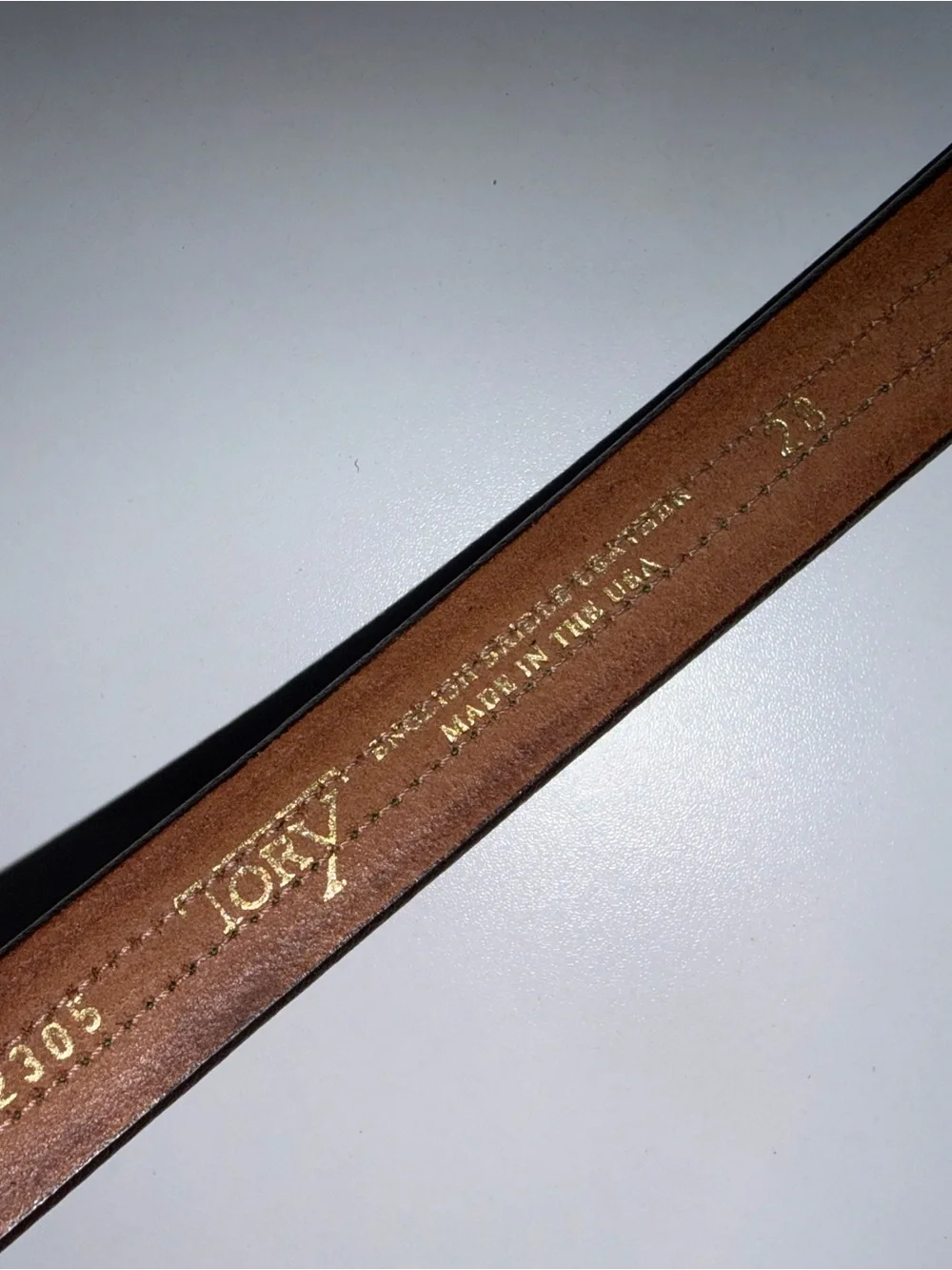 Tory English Bridle Green Brown Leather HorseBit Belt Brass Equestrian Women 28